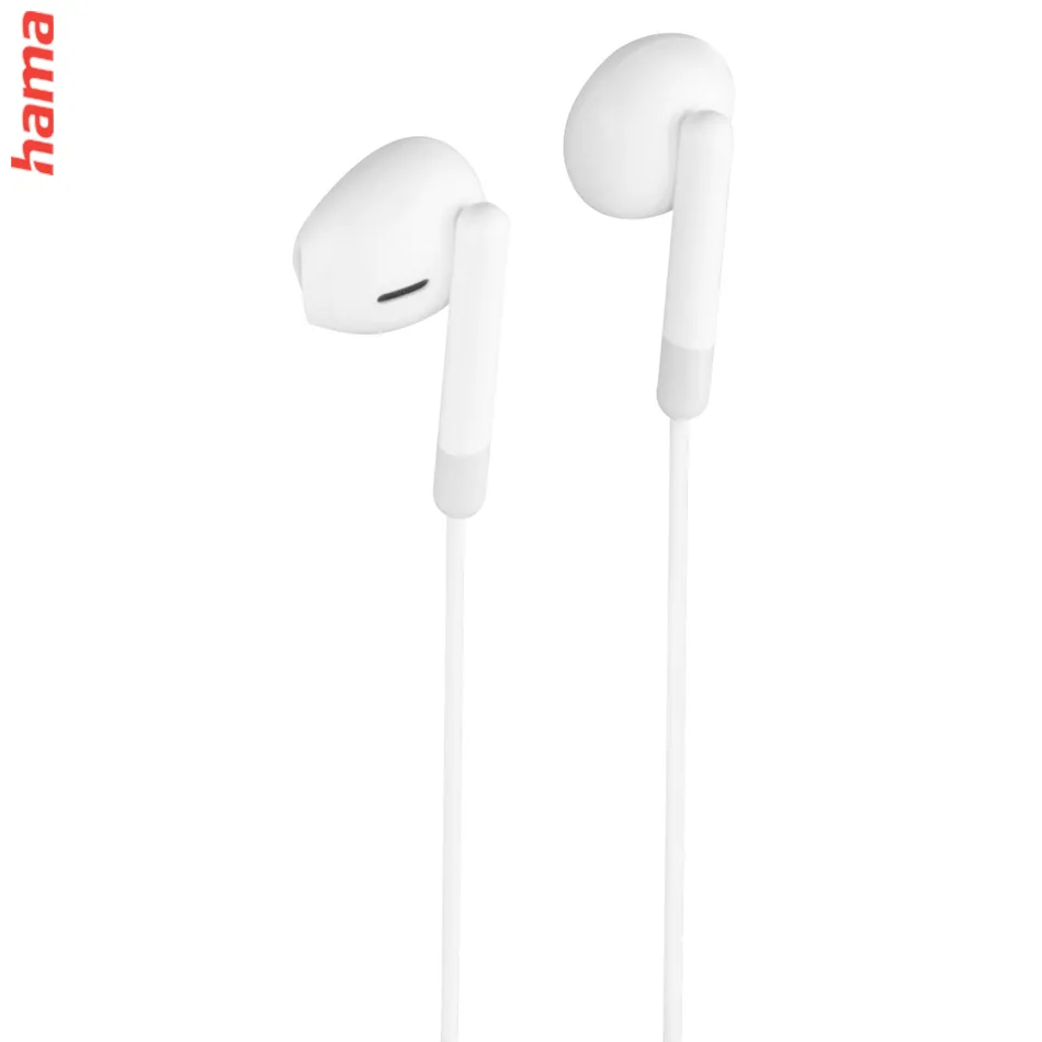 Hama USB-C slúchadlá s mikrofónom Season II, kôstky, biele  