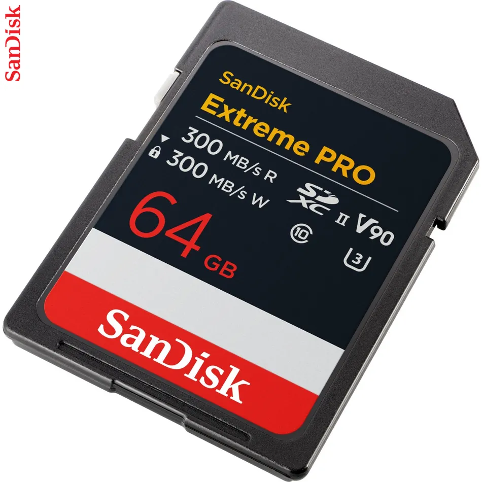 SanDisk Extreme PRO, 64 GB SD UHS-II (V90)