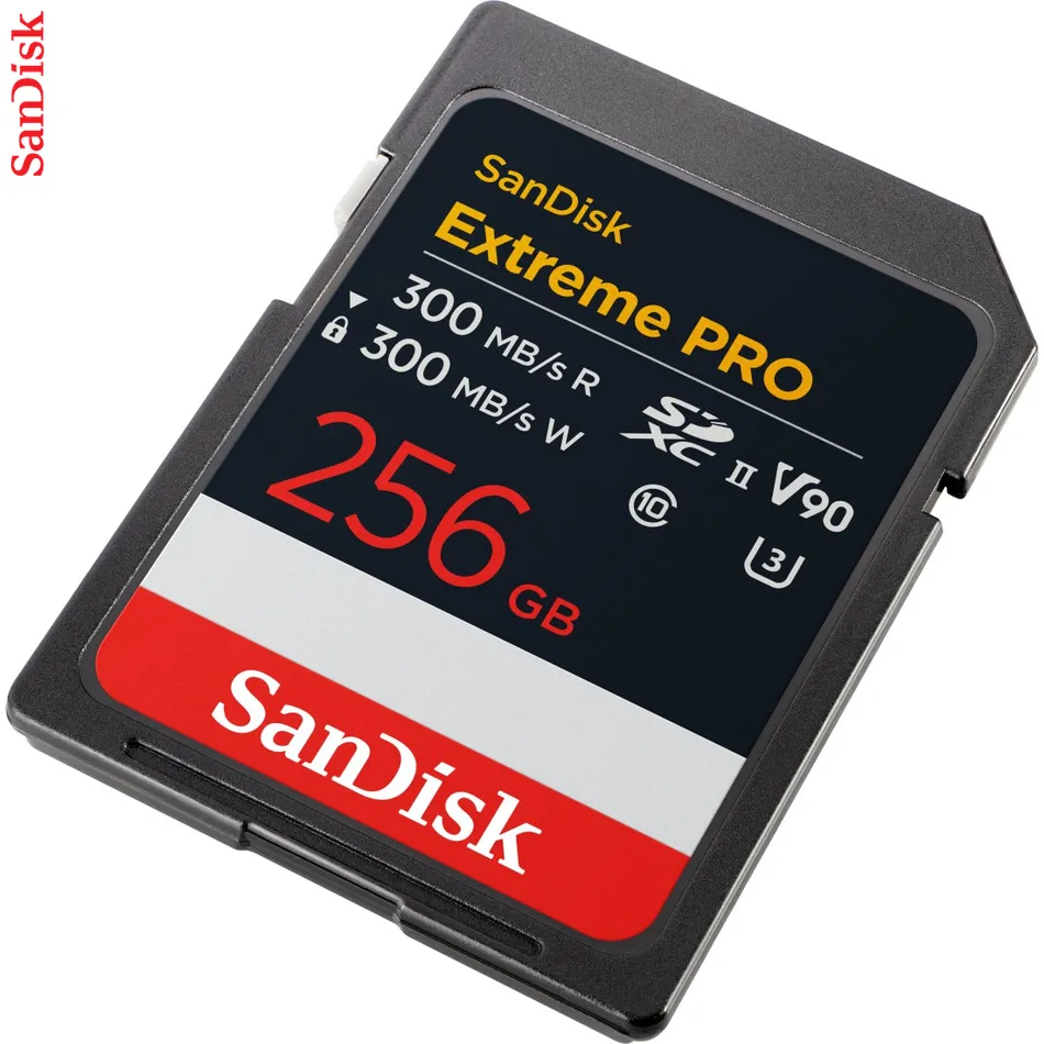 SanDisk Extreme PRO, 256 GB SD UHS-II (V90)