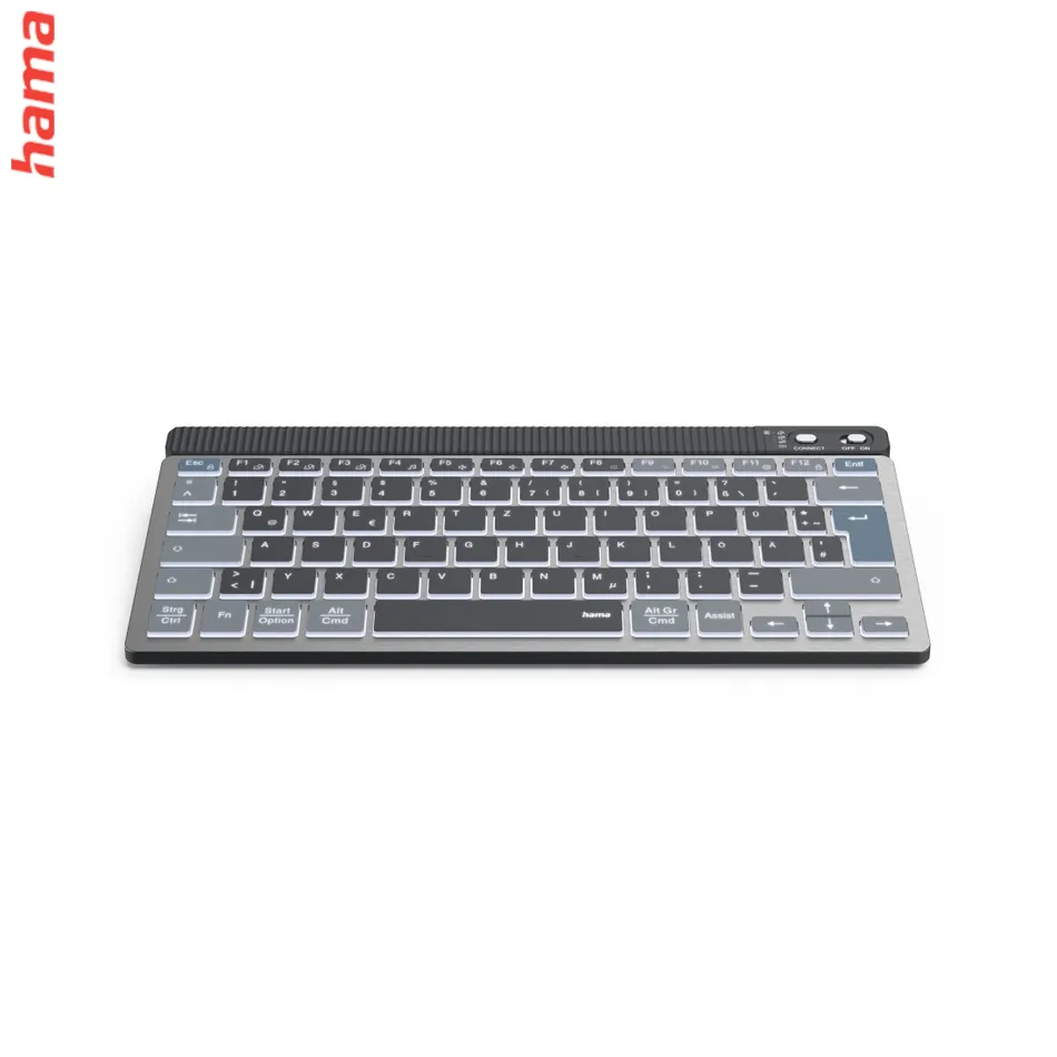 Hama bezdrôtová Multi Device klávesnica WK-700, extra kompaktná, nabíjacia