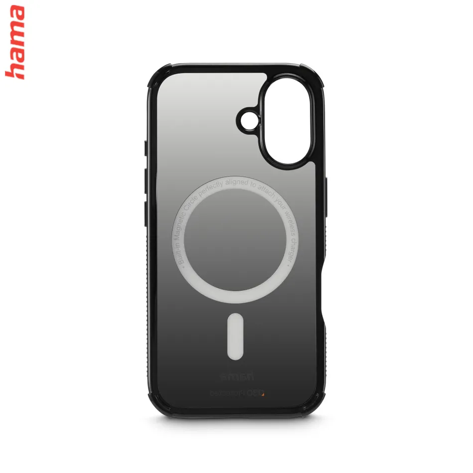 Hama Extreme Protect, kryt pre Apple iPhone 16, magnetický, D3O®, čierny