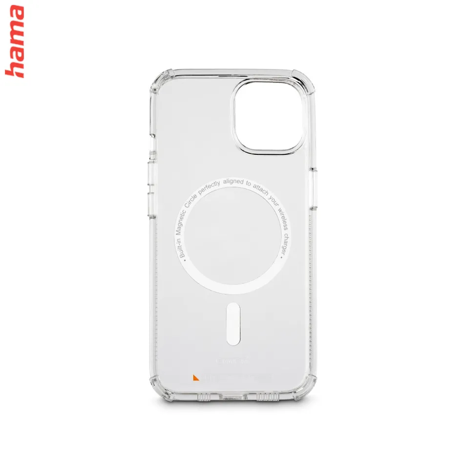 Hama Extreme Protect, kryt pre Apple iPhone 13, magnetický, D3O®, nezažltne, priehľadný
