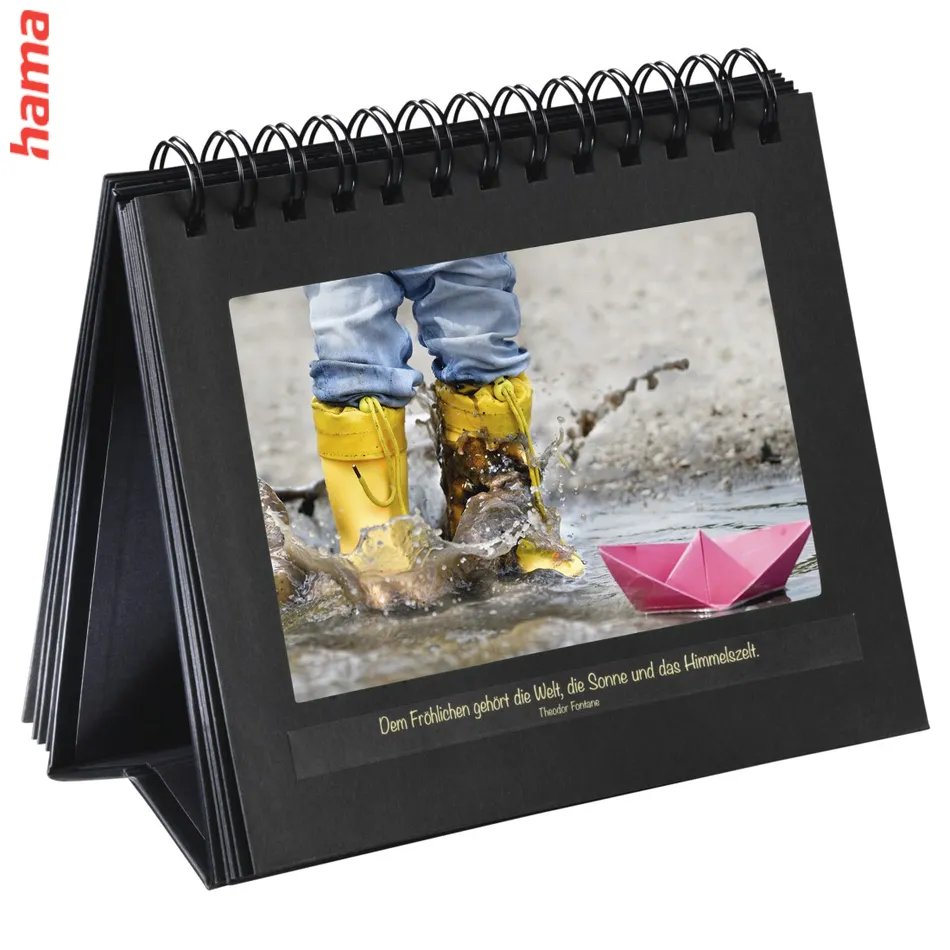 Hama stolný špirálový album pre 12 fotografií 10x15 cm alebo 11x15 cm, čierny