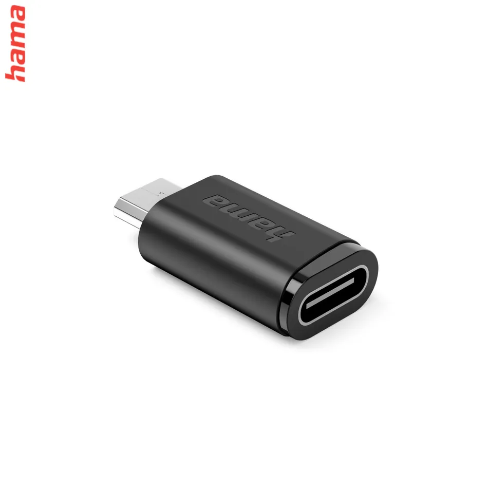 Hama redukcia micro USB na USB-C, kompaktná, 3 ks
