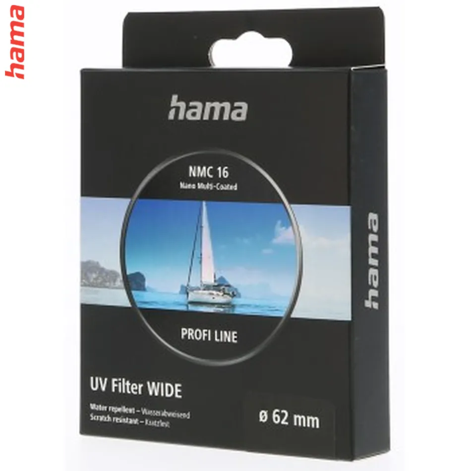 Hama Profi Line, UV filter, 62 mm, nano, 16 vrstiev povrchovej úpravy