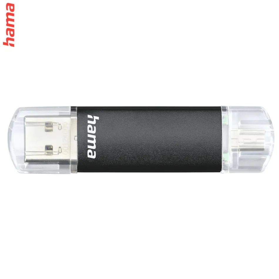 Hama flashPen Laeta Twin, USB 3.0, 16 GB, 40 MB/s, čierny