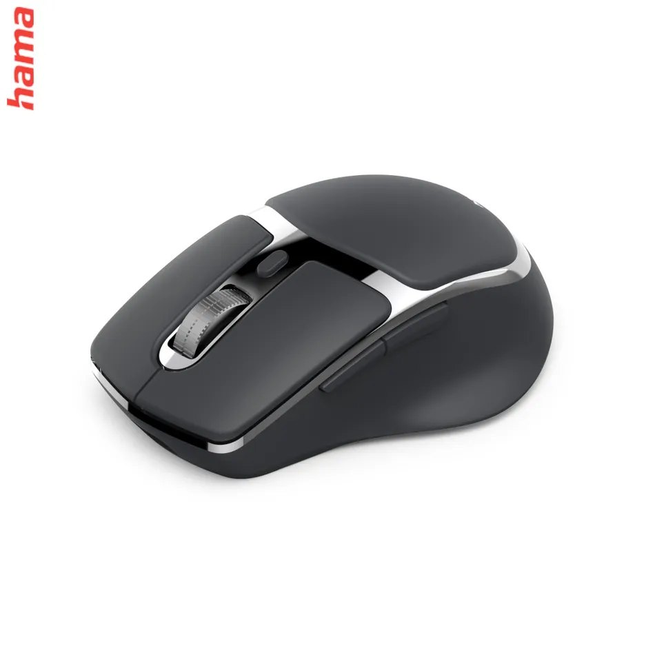 Hama bezdrôtová Multi Device myš WM-800, nabíjacia, tichá, šedá