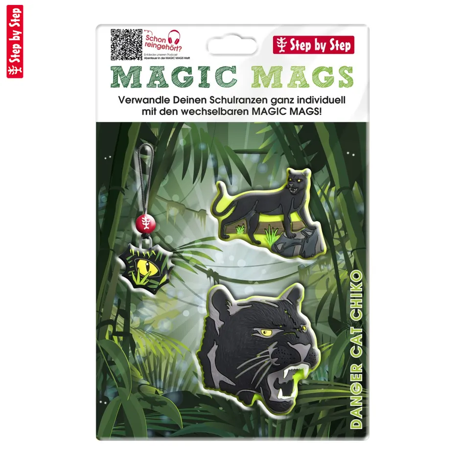 Doplnkový set obrázkov MAGIC MAGS Danger Cat Chiko k aktovkám GRADE, SPACE, CLOUD, 2IN1 a KID