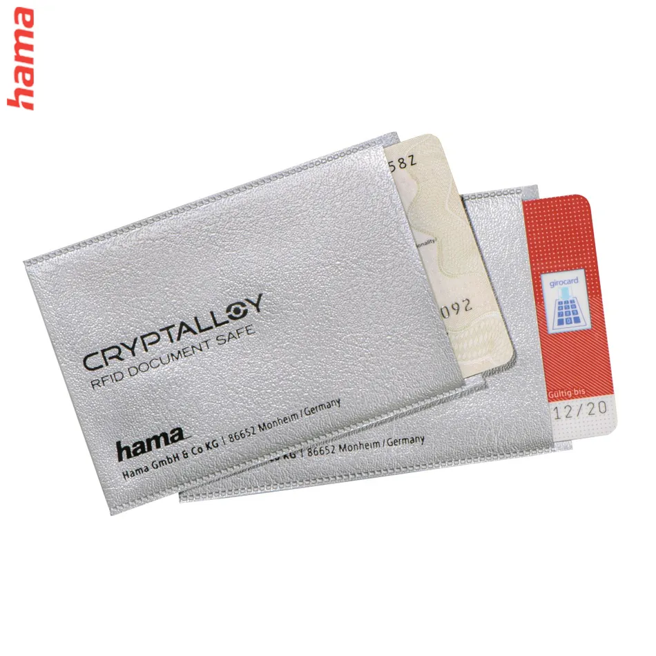 Hama Protective Sleeve for Personal ID,Bank Card,etc. against Data Theft, 2 pcs