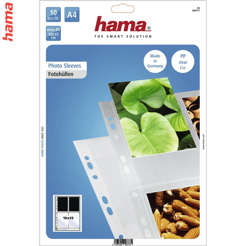 Hama zakladač s 4-krúžkovou mechanikou, šírka chrbta 39 mm, modrá