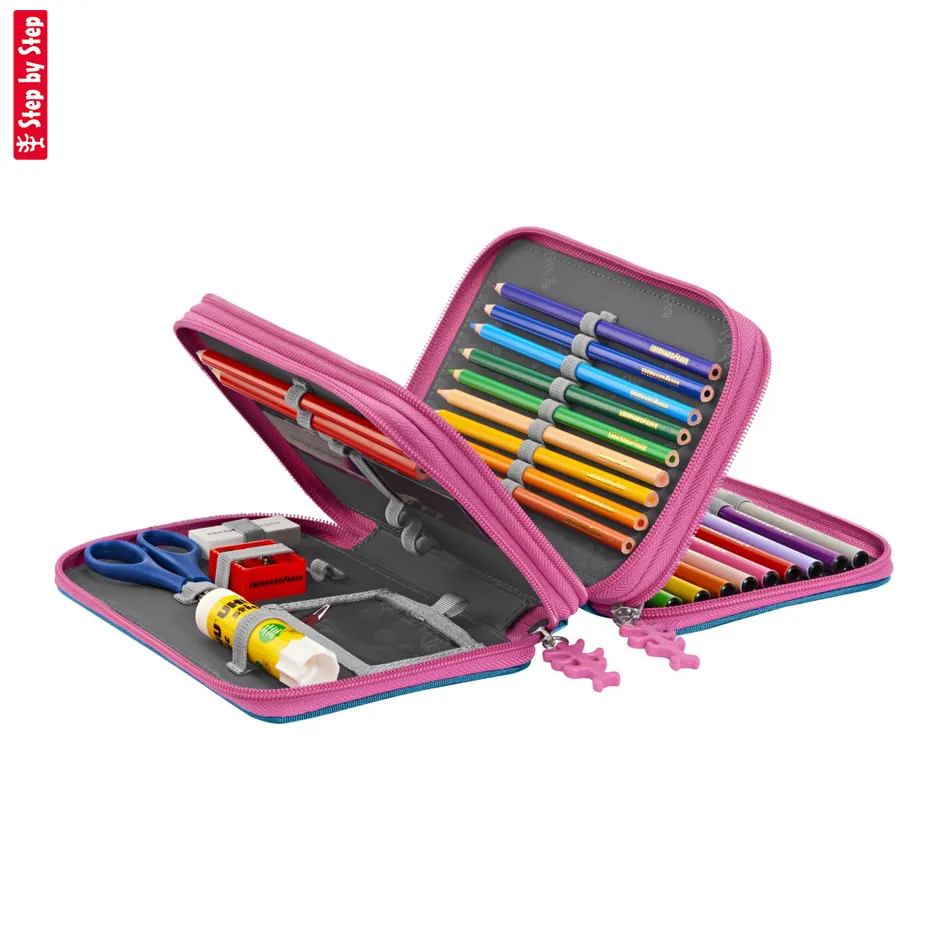 Naplnený trojposchodový peračník Step by Step XXL, Pegasus Emily