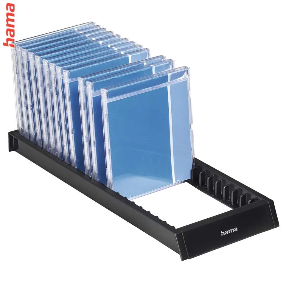 Hama CD Flipper 22, stojan na 22 CD, plastový, čierny