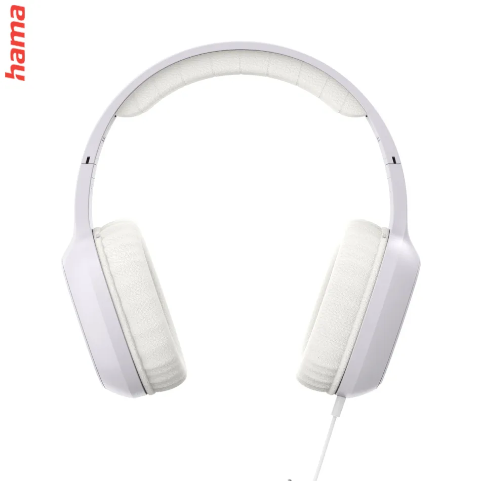 Hama USB-C slúchadlá s mikrofónom Fun C, uzavreté, biele
