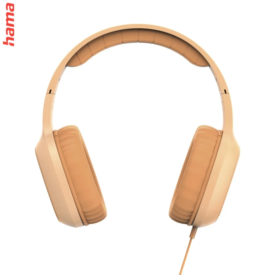 Hama USB-C slúchadlá s mikrofónom Fun C, uzavreté, oranžové