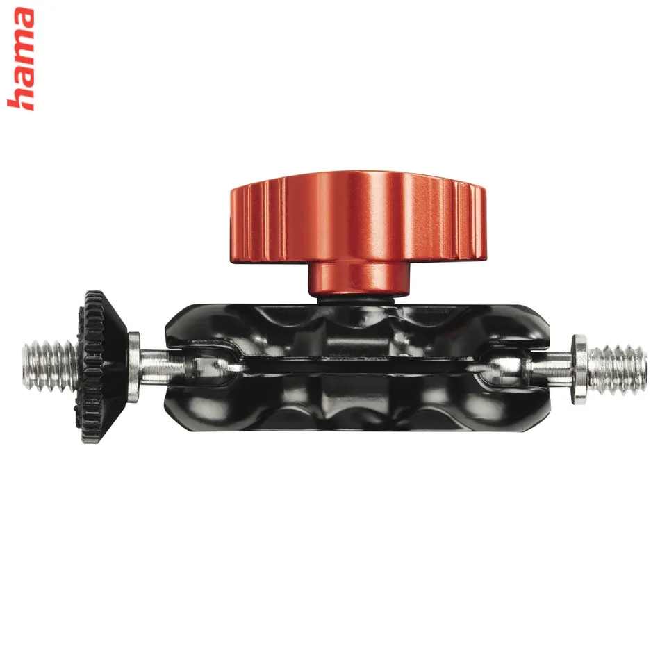 Hama Twin Ball 72, rameno s 2 guľovými kĺbmi pre kruhové LED svetlá, 2x 1,4