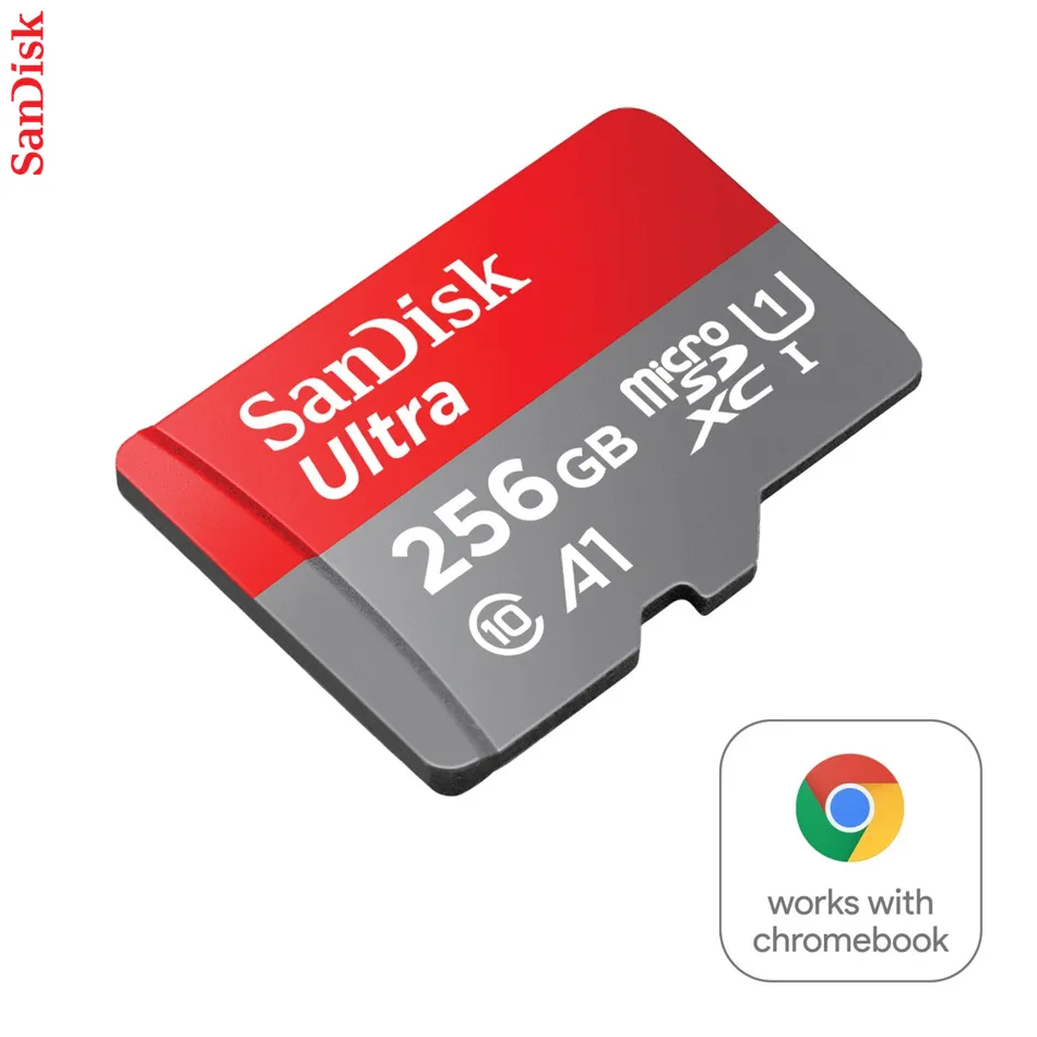 SanDisk Ultra microSDXC card for Chromebooks 256 GB, 150 MB/s, UHS-I, s adaptérom