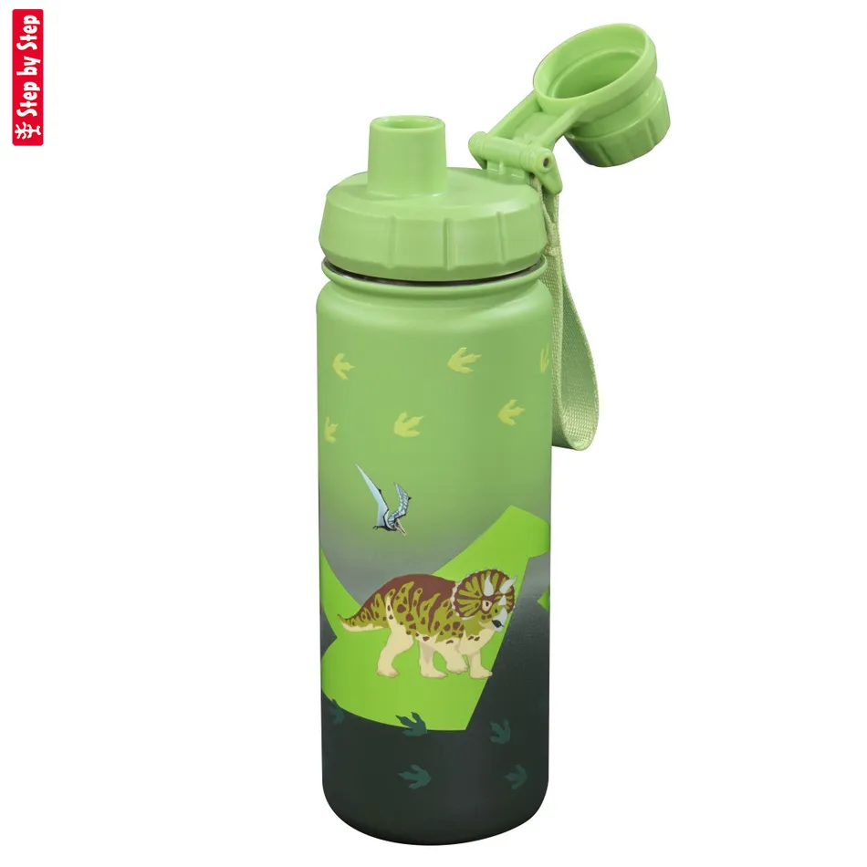 Izolovaná fľaška na nápoj z nerezovej ocele Step by Step 0,5 l, Dino