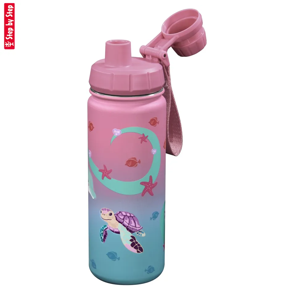 Izolovaná fľaška na nápoj z nerezovej ocele Step by Step 0,5 l, Sealife