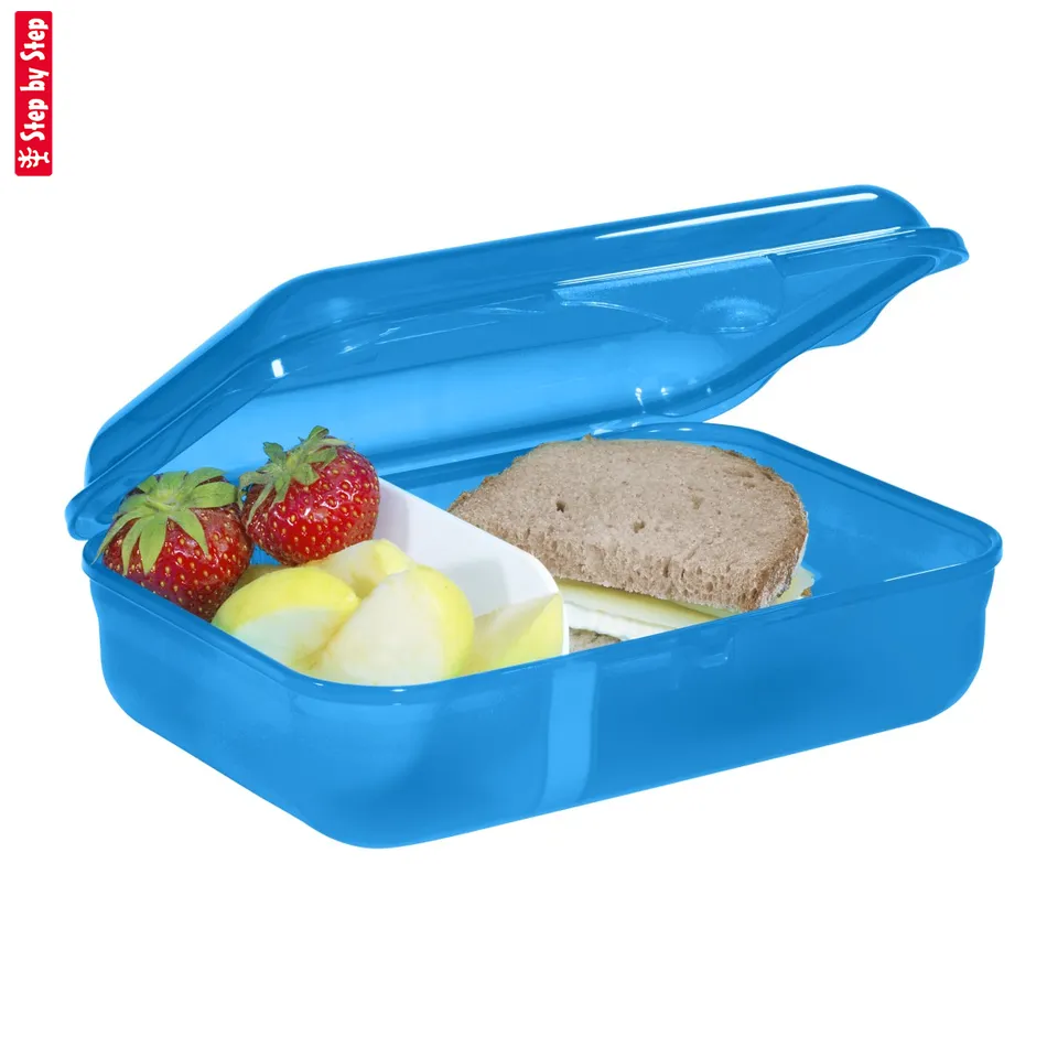 Krabička na desiatu Step by Step, Dolphin Finja, modrá