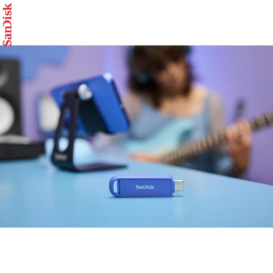 Vysokokapacitný USB-C flash disk SanDisk Phone Drive 256 GB, Maritime Blue