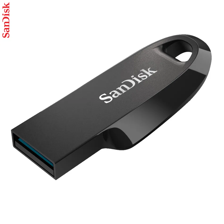 SanDisk Ultra Curve Flash Drive, 64 GB, USB 3.2
