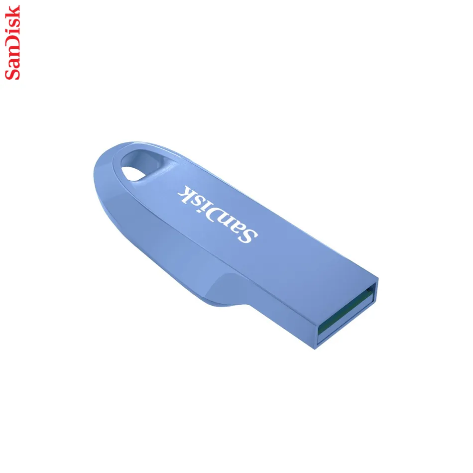 SanDisk Ultra Curve Flash Drive, 64 GB, USB 3.2, modrá