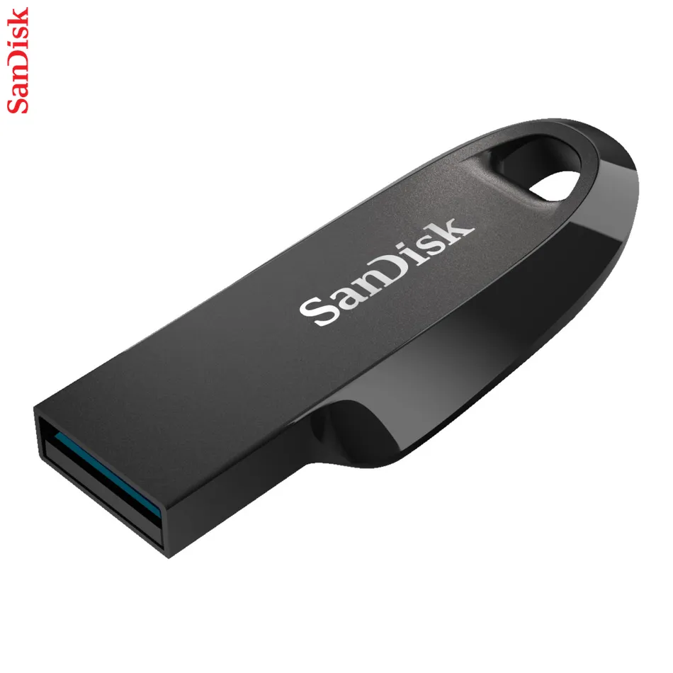 SanDisk Ultra Curve Flash Drive, 256 GB, USB 3.2
