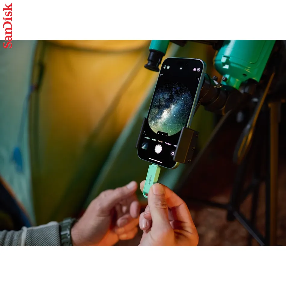 SanDisk Phone Drive 512 GB, USB-C Seafoam Green