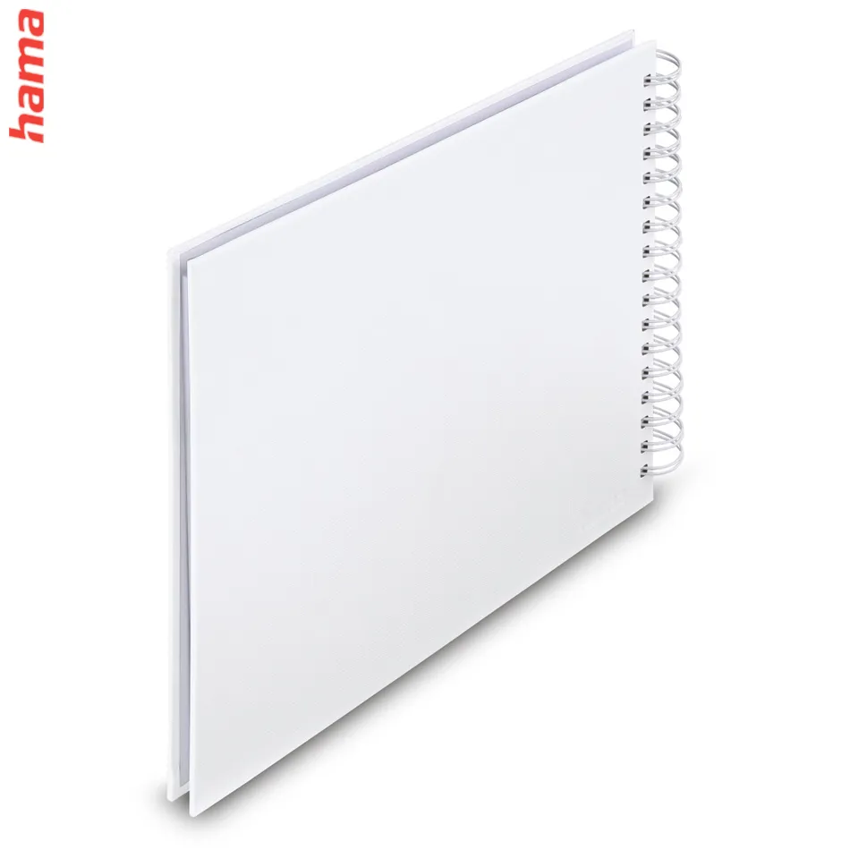 Fotoalbum špirálový FINE ART 28x24 cm, 100 foto, biela, biele listy