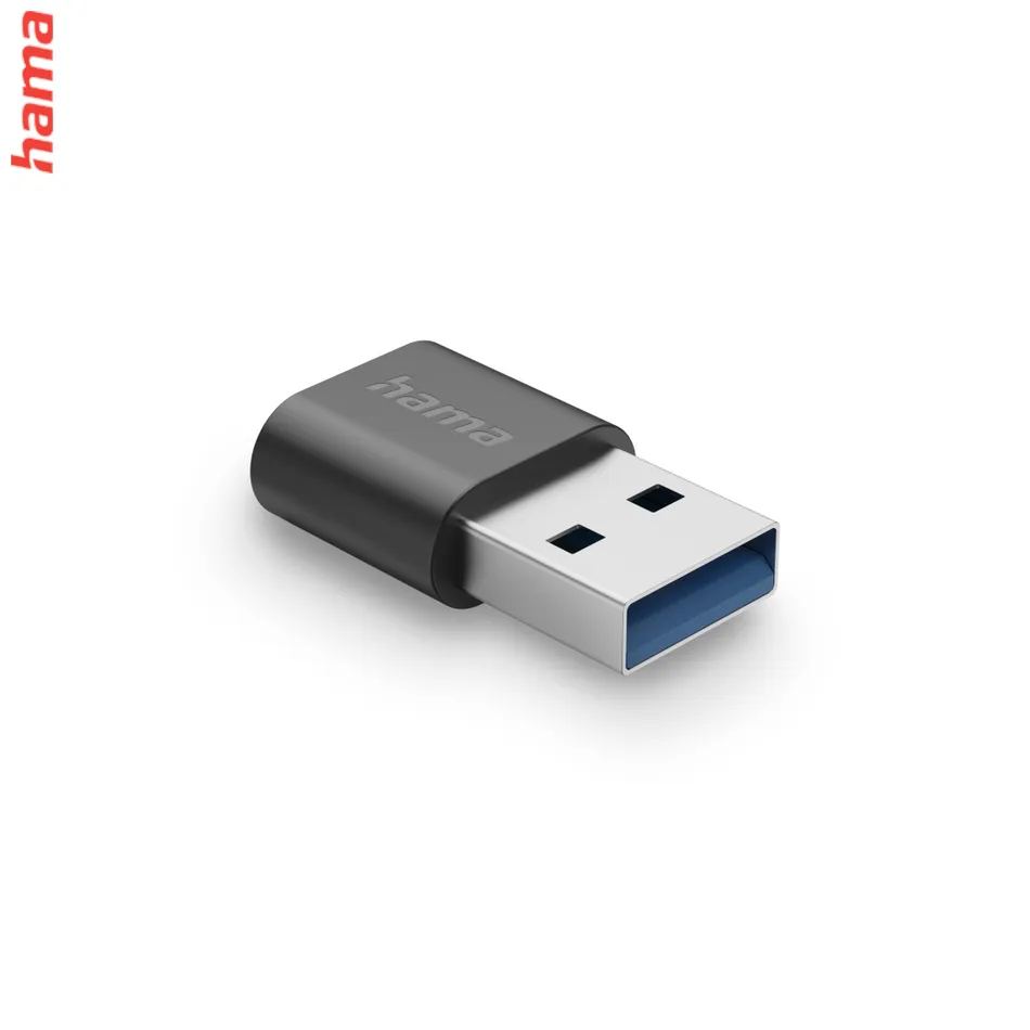 Hama redukcia USB-A na USB-C, kompaktná, 10 GB/s
