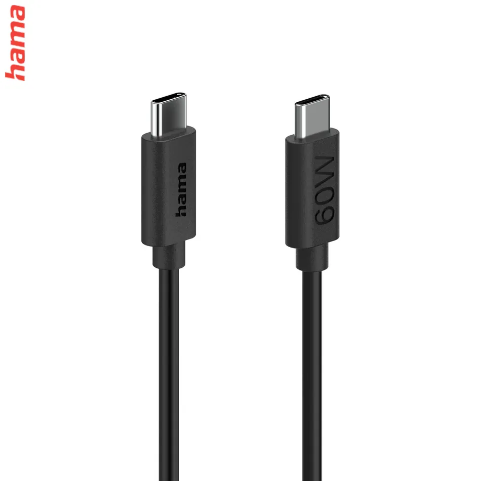 Hama USB-C 2.0 kábel, 1,2 m, Ecosential