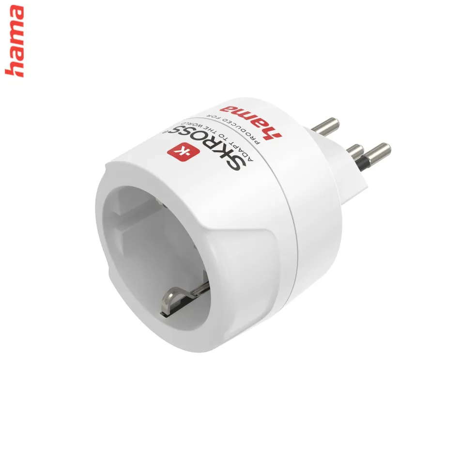 Hama Cestovný adaptér typ J/L/N, 3‑pólový, Švajčiarsko/Taliansko/Brazília