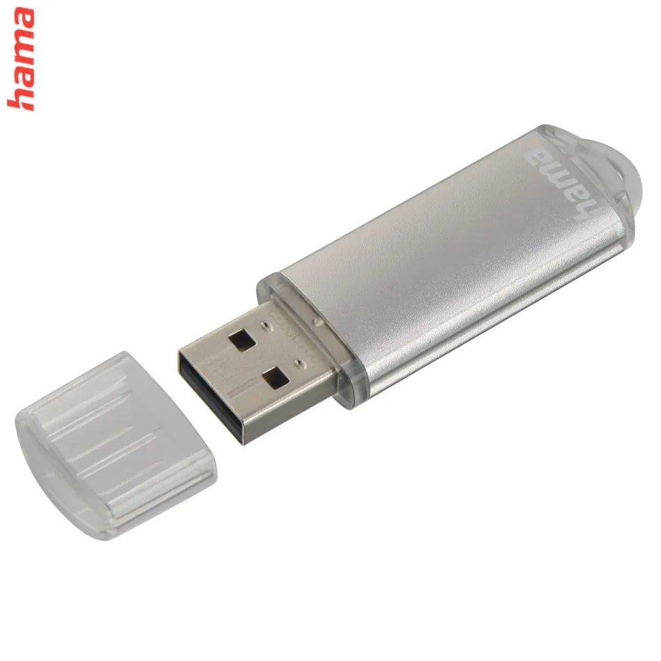 Hama USB kľúč Laeta, USB 2.0, 128 GB, 15 MB/s, strieborný