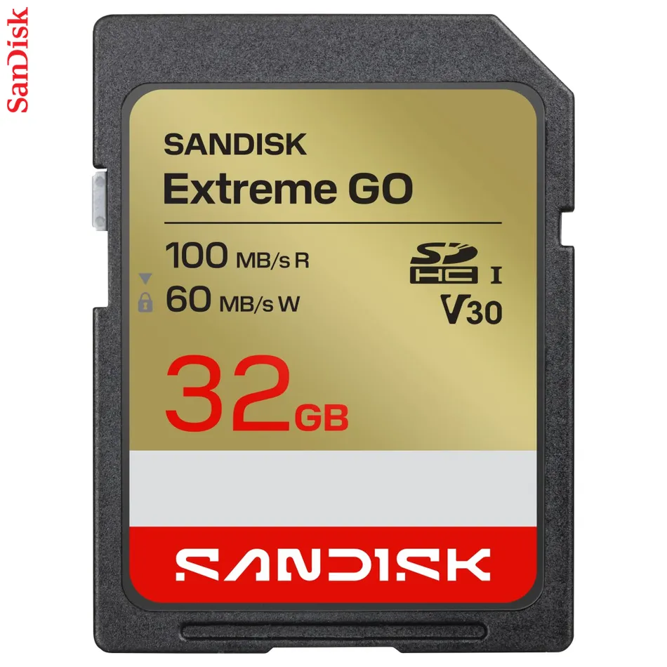 SanDisk SDHC Extreme GO 32GB (UHS-1, R 100MB/s / W60MB/s, 4K)