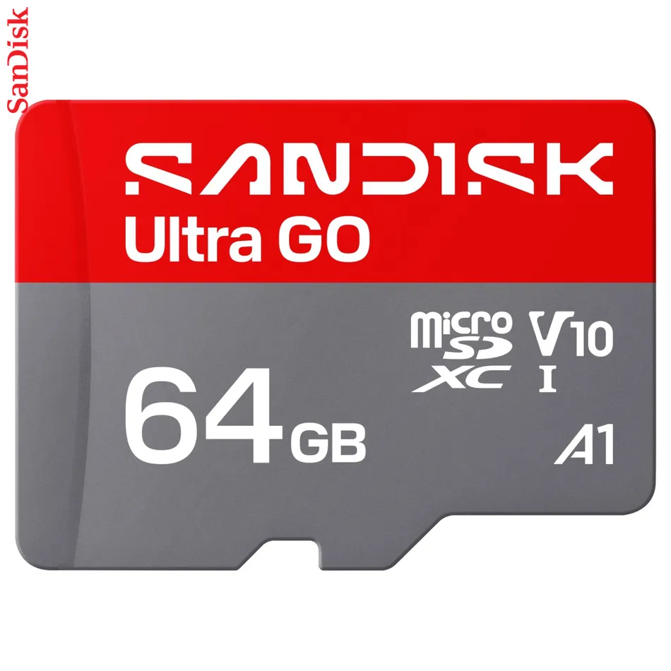 SanDisk microSDXC Ultra GO 64GB (UHS-I, V10, U1, C10, A1, R140 MB/s, Full Video HD)