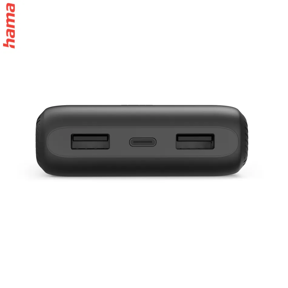 Hama New Performance 10, powerbanka 10000 mAh, 3 A, 15 W, 1x USB-C, 2x USB-A