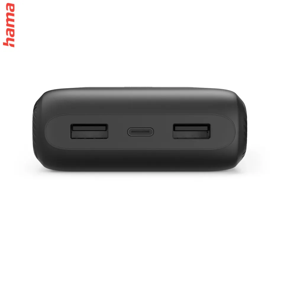Hama New Performance 20, powerbanka 20000 mAh, 3 A, 15 W, 1x USB-C, 2x USB-A