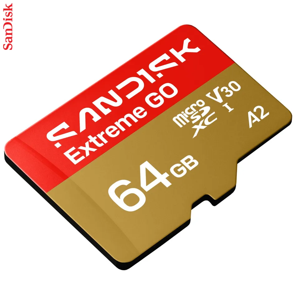 SanDisk microSDXC Extreme GO 64GB (UHS-I, R170MB/s / W80MB/s, 5K)