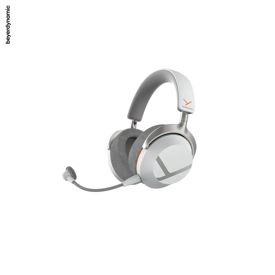 beyerdynamic slúchadlá MMX 100 Wireless bezdrôtový herný headset, USB/Bluetooth, biely