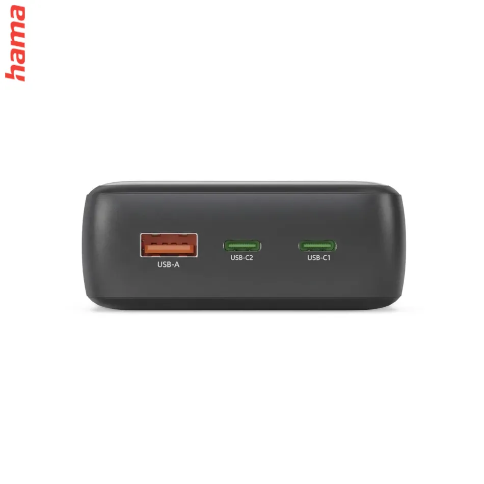 PD70-W65 powerbanka, 27000 mAh, 65 W, 2x USB-C, 1x USB-A, displej
