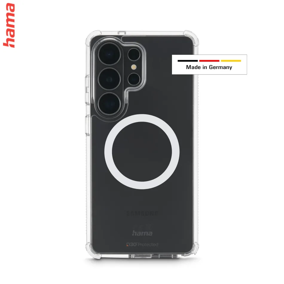 Hama magnetický kryt na Samsung Galaxy S26 Ultra, Extreme Protect, priehľadný