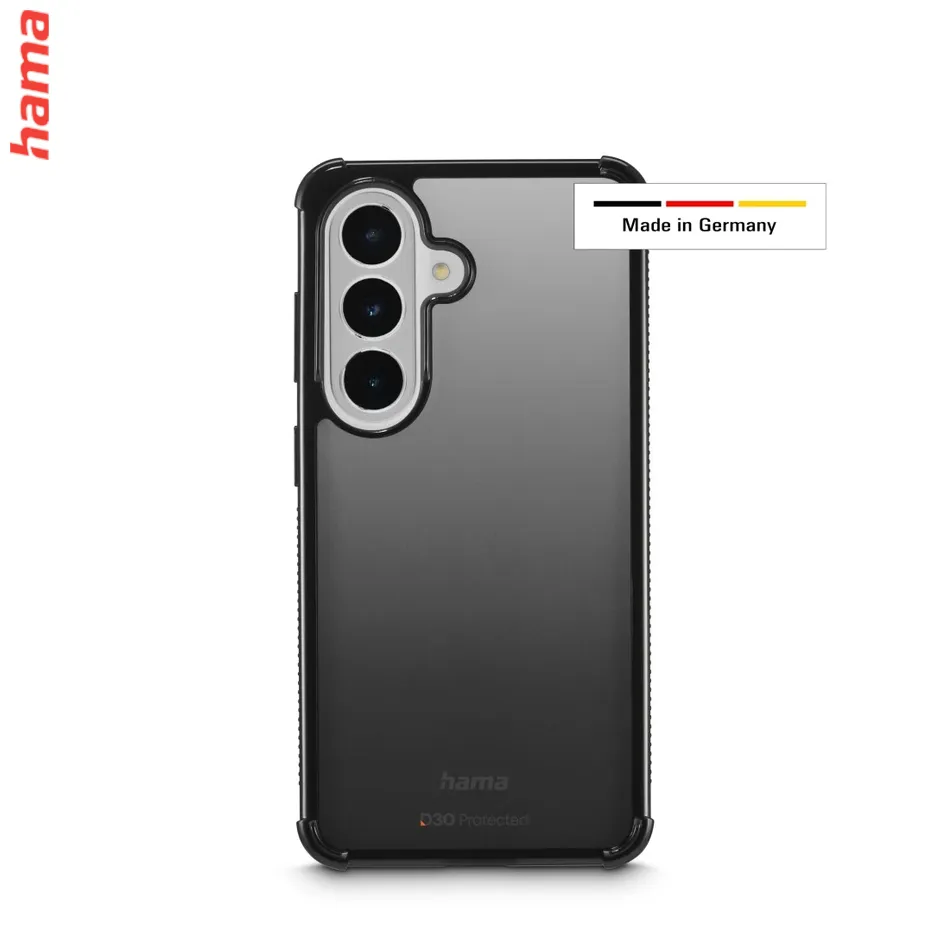 Hama čierny kryt na mobil Samsung Galaxy S26 FE, Extreme Protect, D3O
