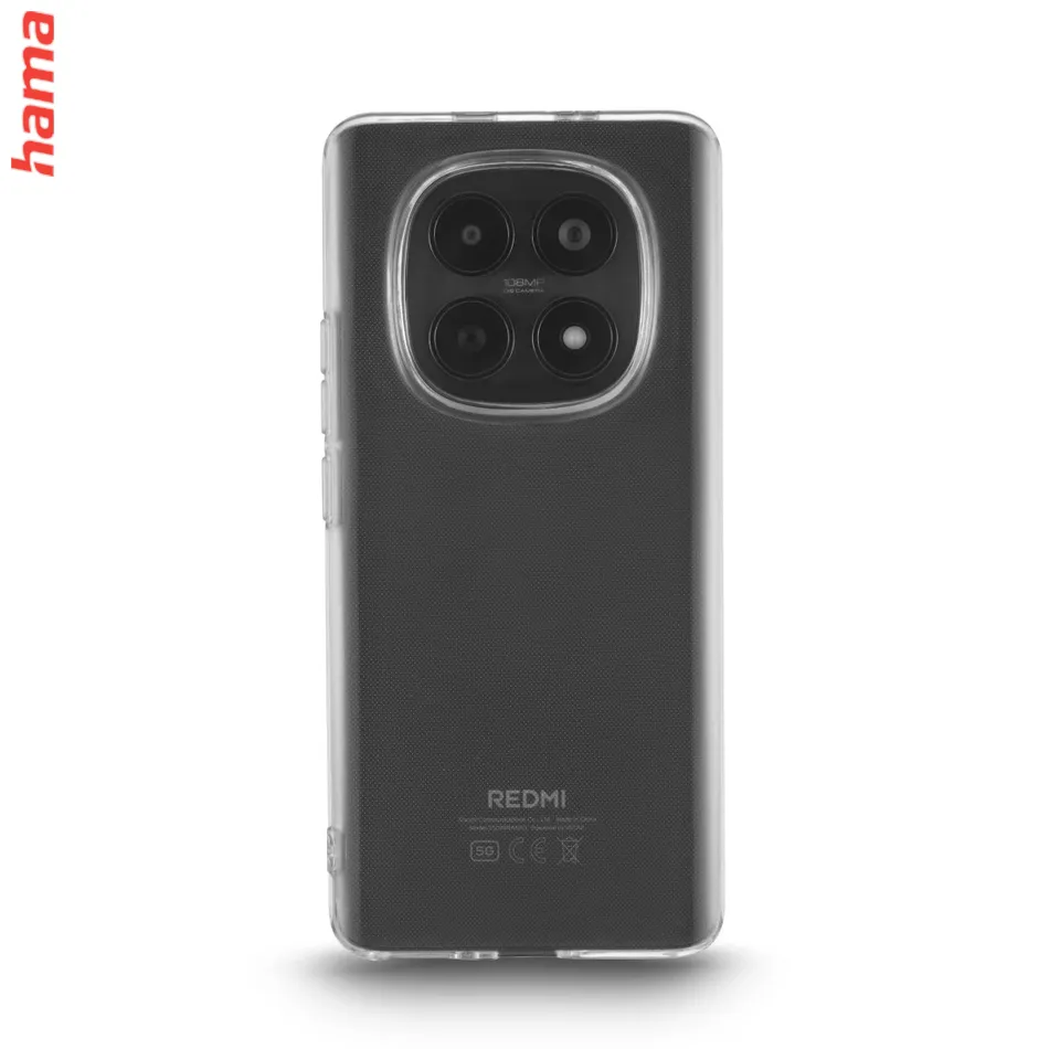 Hama priehľadný obal na Xiaomi Redmi Note 15 4G a 5G, Always Clear