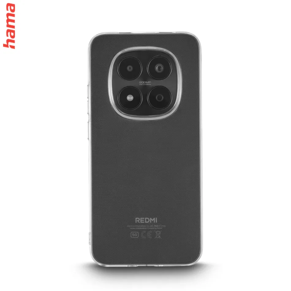 Hama priehľadný obal na Xiaomi Redmi Note 15 Pro 5G, Always Clear