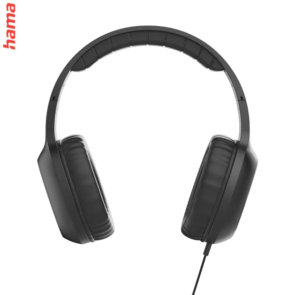Hama slúchadlá cez hlavu Fun II, On-Ear, mikrofón, kábel 1,2 m, 3,5 mm, čierne