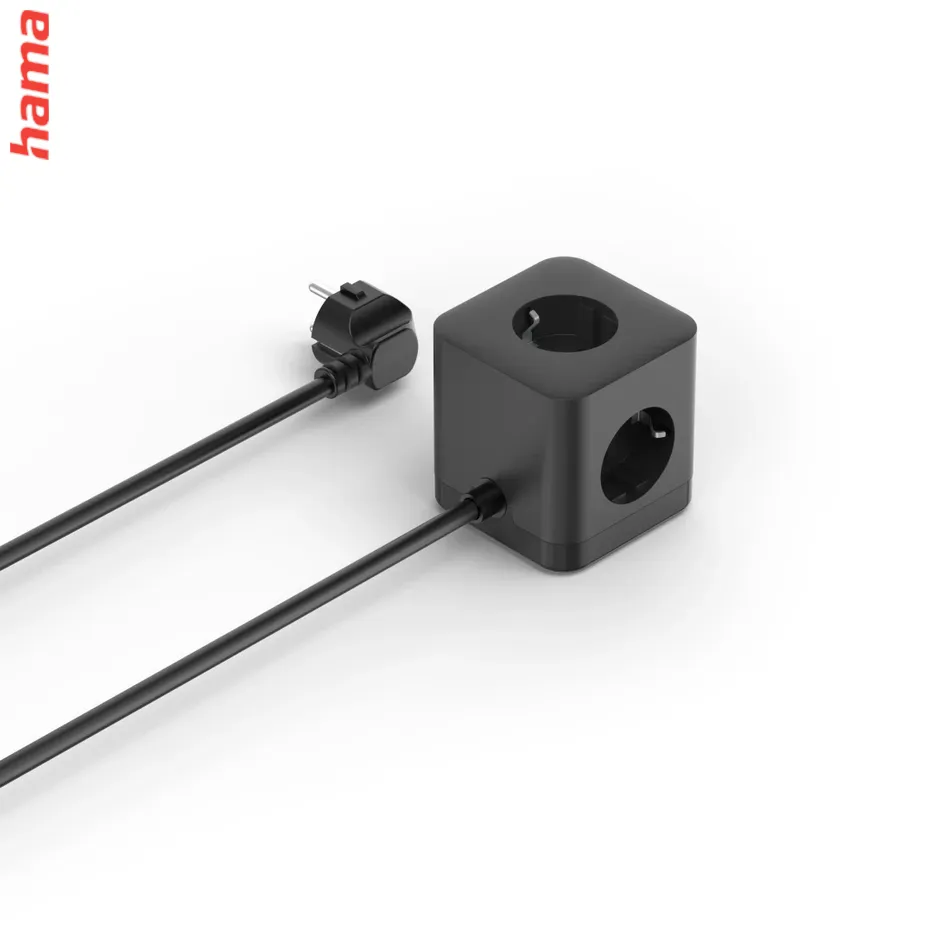 Hama predlžovačka s USB Cube, 3 zásuvky, 2x USB-C, 1x USB-A, PD 67 W, 1,4 m