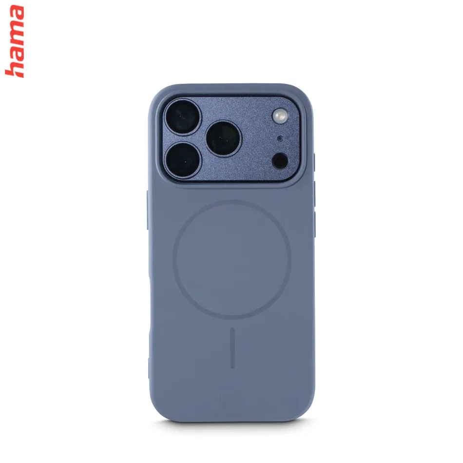 Hama Kryt na iPhone 17 Pro/18 Pro Fantastic Feel, magnetický modrý