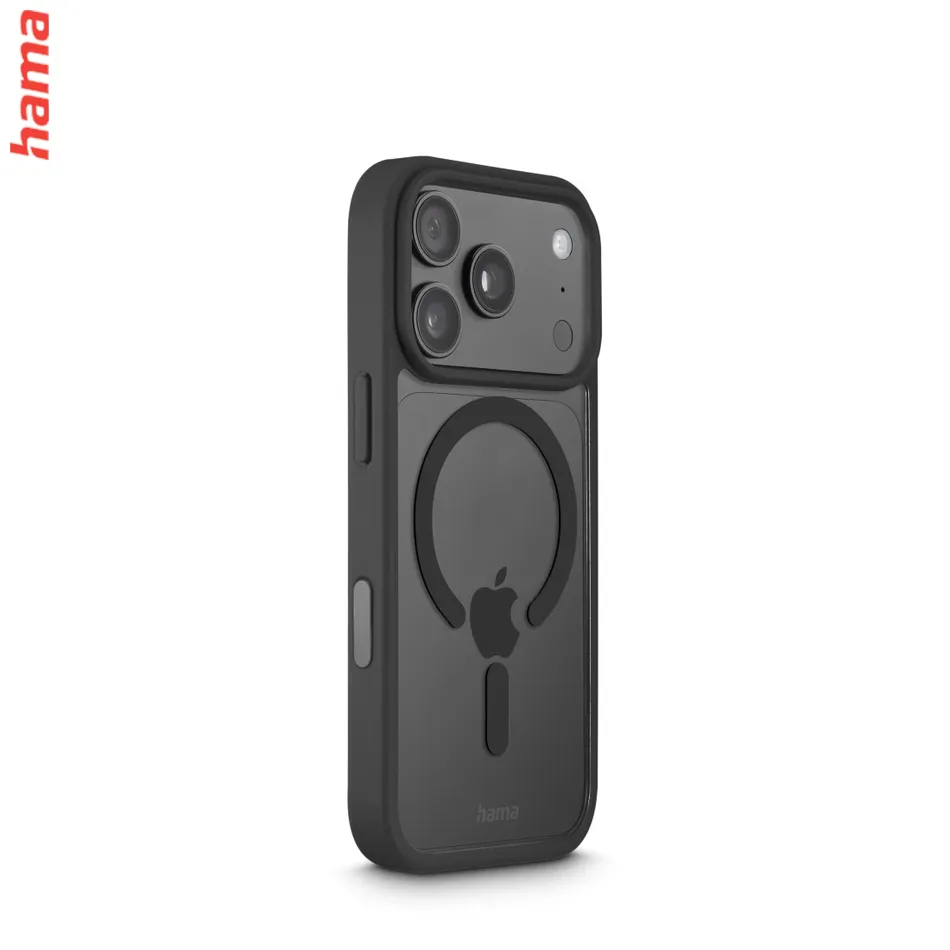 Hama Kryt na iPhone 17 Pro/18 Pro Frame Protect, magnetický čierny rám