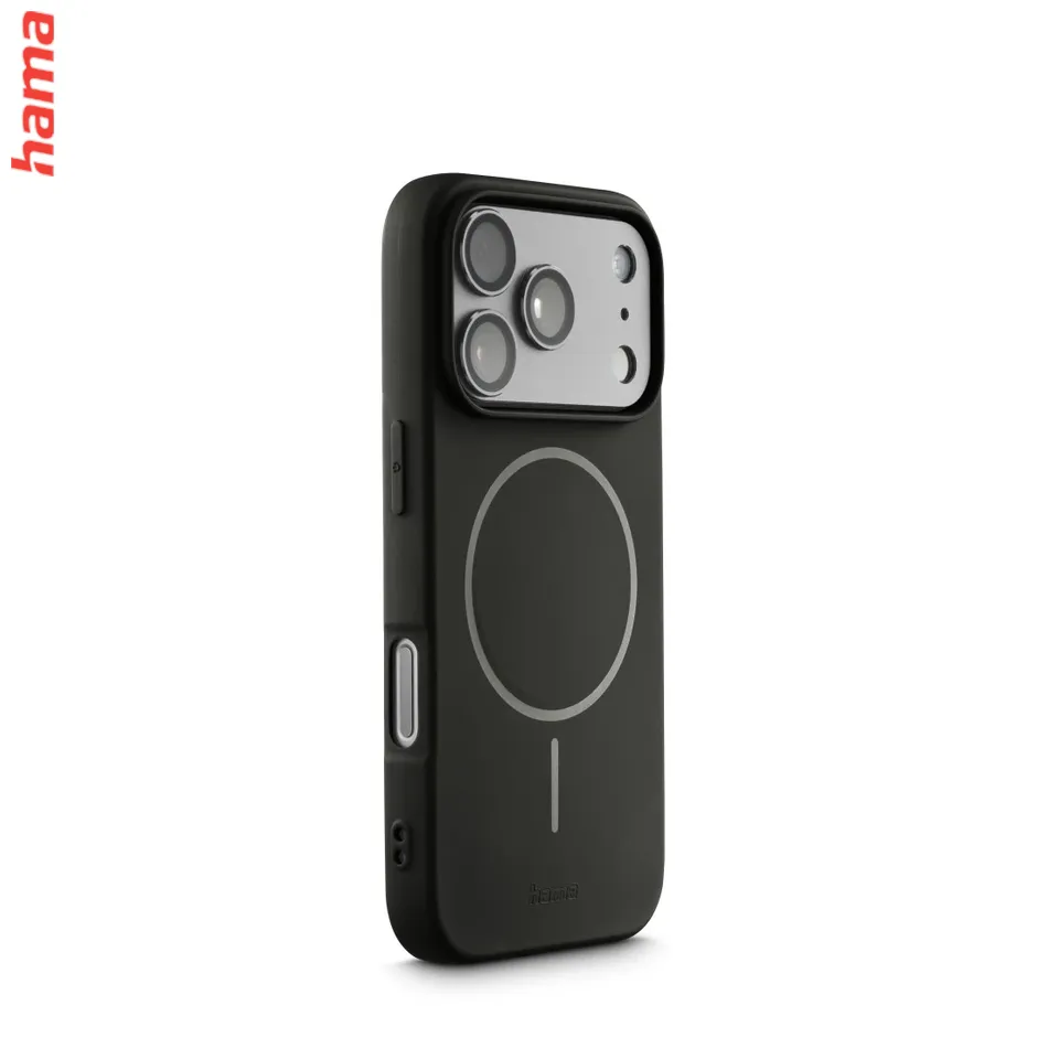 Hama Kryt na iPhone 17 Pro Max/18 Pro Max Fantastic Feel, magnetický čierny