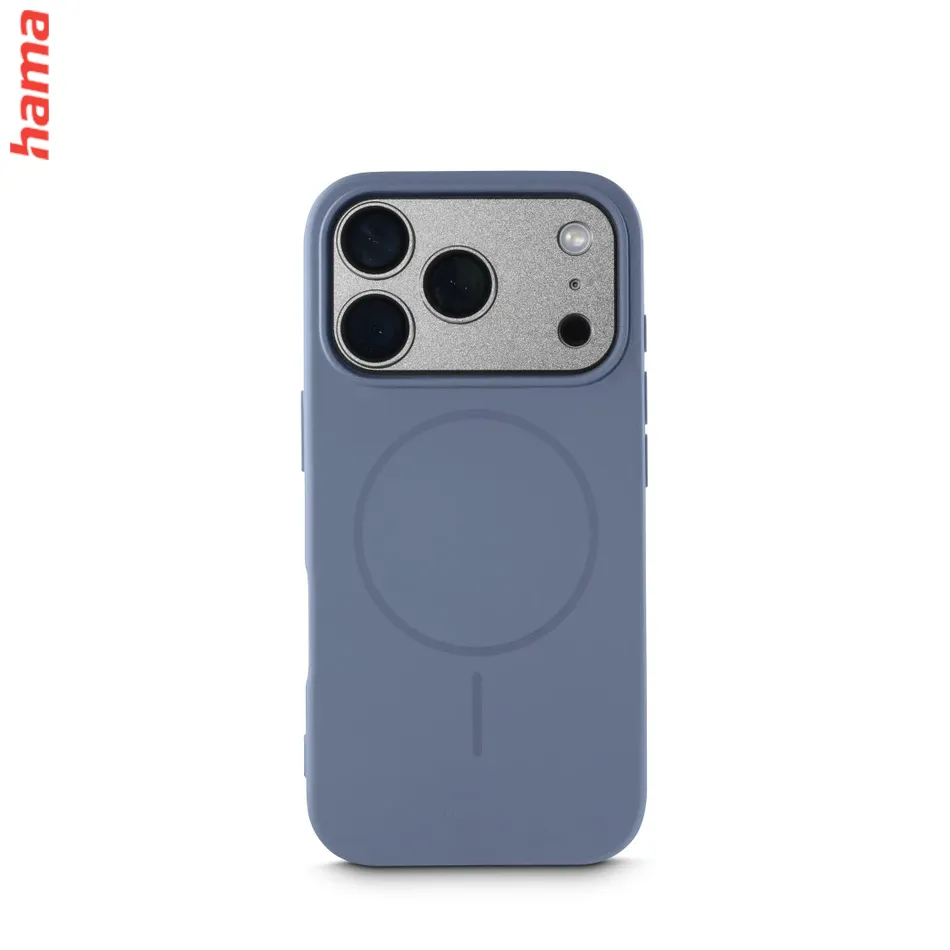 Hama Kryt na iPhone 17 Pro Max/18 Pro Max Fantastic Feel, magnetický modrý
